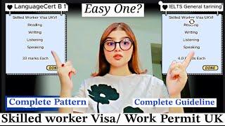 B1 Skilled Worker Visa English Qualification Test|| Work Permit UKVI|| Complete Guideline|| Tips New