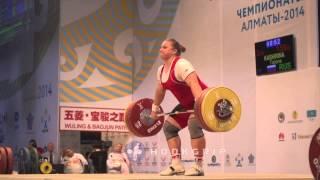 Tatiana Kashirina (75kg+, Russia) - 155kg Snatch World Record