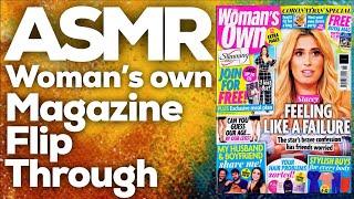 ASMR Woman's own magazine flip through, SAtevenAntonyASMR