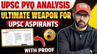 UPSC PYQ Detailed Analysis | The Ultimate Weapon For IAS Aspirants