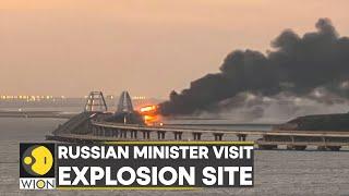 Crimea: Kerch bridge partially destroyed; Russian minister visit explosion site | World News | WION