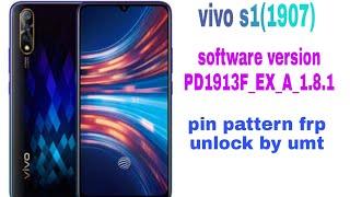 vivo s1(1907) unlock by umt. Pin,pattern,frp unlock