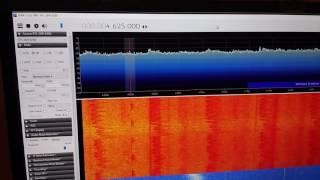 UVB-76 "Buzzer" receiving (RTL-SDR V.3 1PPM TCXO SMA Dongle HF receiver + custom HF ferrite antenna)