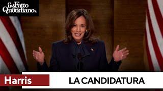 Il discorso della candidatura di Kamala Harris: "Sarò il presidente di tutti, oltre l'amarezza"