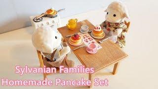 Sylvanian Families Unboxing & Review | Homemade Pancake set Miniature Food Calico Critters