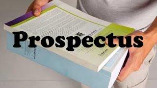 What is a Prospectus?