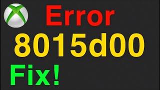 Xbox 360/Xbox One Error Xbox Live 8015d000 Fix!