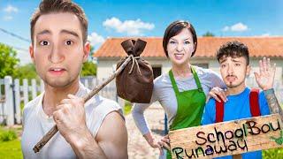 ПАПА УХОДИТ ИЗ СЕМЬИ ЗЛЫХ РОДИТЕЛЕЙ В SCHOOLBOY RUNAWAY В МАЙНКРАФТ!