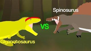 Giganotosaurus Vs Spinosaurus | StickNodes