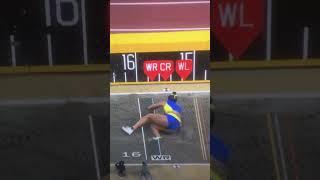 Maryna Bekh-Romanchuk  Triple Jump Final in Budapest #shorts