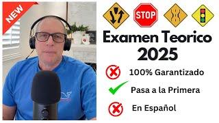 2025 ACTUAL EXAMEN TEORICO DE MANEJO DMV EN ESPAÑOL