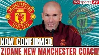 SHOCKINGZINEDINE ZIDANE || MANCHESTER UNITED OFFICIALLY ANNOUNCED NEW  MANAGER ----With The Lineup