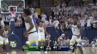 The West Bend Mutual Insurance highlights from Marquette’s student only game vs George Mason