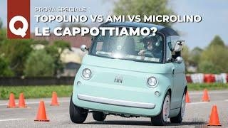 Si ribaltano nel test dell’ALCE? | Topolino vs AMI vs Microlino nella prova strumentale