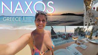 NAXOS GREECE   The BEACH and The OLD TOWN - Where to EAT and DRINK!