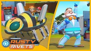 Rusty’s Dancing Suit / Beehive Blunder and MORE | Rusty Rivets Episodes | Cartoons for Kids