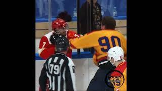 Jake Chelios Fight in KHL #shorts