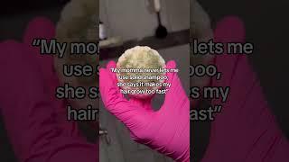 it makes my hair grow too fast#shampoo #hair #haircare #hairwash #naturalhair #relatable #shorts