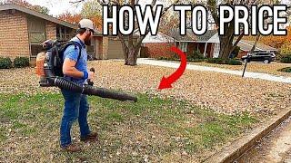 How To Quote Leaf Removal Jobs