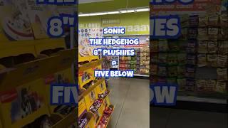 Sonic the Hedgehog 8-Inch Plushies @ Five Below | Bargain Hunting