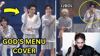 OMG! Seventeen's Joshua performing God's Menu as his unfitting song