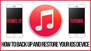 iTunes 12 Tutorial - How To Back Up Your iPhone, iPad, or iPod