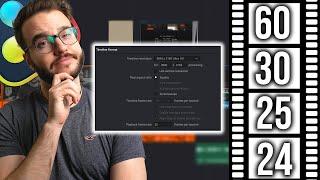 PROJECT vs. TIMELINE Framerate | Unterschied und Workflow | DaVinci Resolve