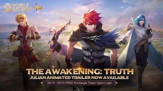 The Awakening: Truth | Julian Animated Trailer | Forsaken Light | Mobile Legends: Bang Bang