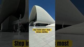 INSIDE the famous hyder aliyev centre in Baku
