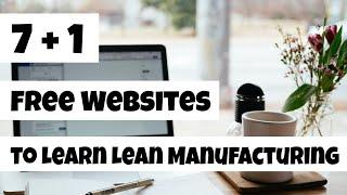 Lean Manufacturing Training - 7+1 Websites to Learn Lean