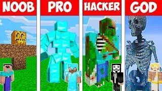 Minecraft NOOB vs PRO vs HACKER vs GOD : GOLEM MUTANT in Minecraft - Animation