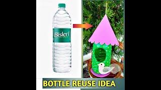 Best out of Waste || Bisleri Bottle Bird  feeder || easy DIY