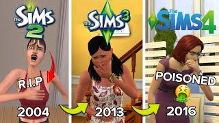 Sims 2 vs Sims 3 vs Sims 4 - Diseases Logic