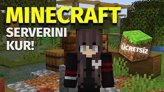 ÜCRETSİZ Minecraft Serveri Kurmak! ( Her Sürüme Uygun )