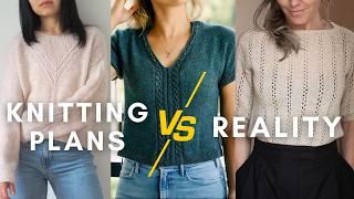 What I Planned to Knit This Spring vs. What Happened!