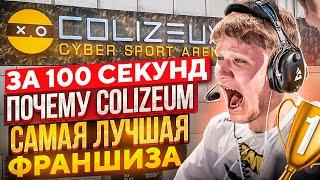 Рассказываем, почему COLIZEUM - это лучшая франшиза кибер арен за 100 секунд