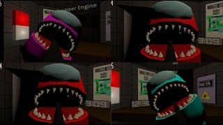 *ALL JUMPSCARES*!!! Five Nights Among US night