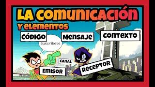  La COMUNICACION y sus ELEMENTOS  [ para NIÑOS de PRIMARIA ]