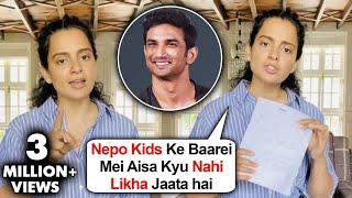 Kangana Ranaut INVESTIGATES Sushant Singh Rajput's Case, REVEALS Shocking Truth