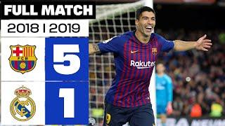 FC Barcelona vs Real Madrid (5-1) Matchday 10 2018/2019 - FULL MATCH