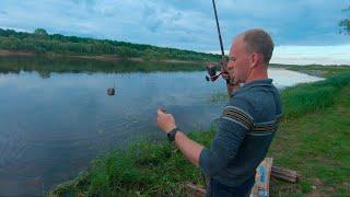 Night Fishing in Russia. Vetluga River. Spinning, Feeder.