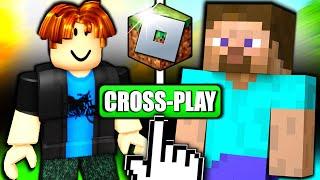 ROBLOX X MINECRAFT CROSS-PLAY IS FINALLY HERE & IT'S AWESOME! (Testing every game so far)