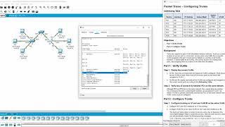 CCNA - R&S Essentials - 6.2.2.4  Packet Tracer - Configuring Trunks