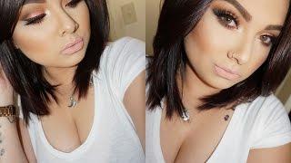 look: smokey orange coral eyes | NEW HAIR