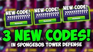 3 New Codes & NEW BUG in Sponebob Tower Defense!