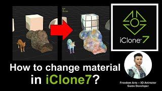 How to apply different material? iClone 7.9 Tutorial