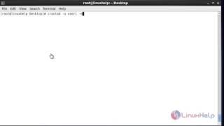 How to schedule job using cron tab in Linux