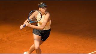 Sharapova vs Buzarnescu ● 2018 Madrid (R1) Highlights