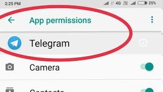 Fix Telegram Problem Solve || And All Permission Allow Telegram in Xiaomi Redmi Note 5 Pro