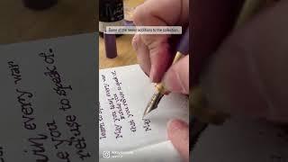 Loving how these fountain pens write! #fountainpen #fountainpencommunity